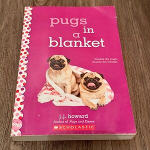 Scholastic Pugs in a Blanket - Vibrant Pink Cover